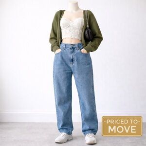 Denizen Levi’s 90’s Loose Fit Straight leg Denim Jeans Sz 10